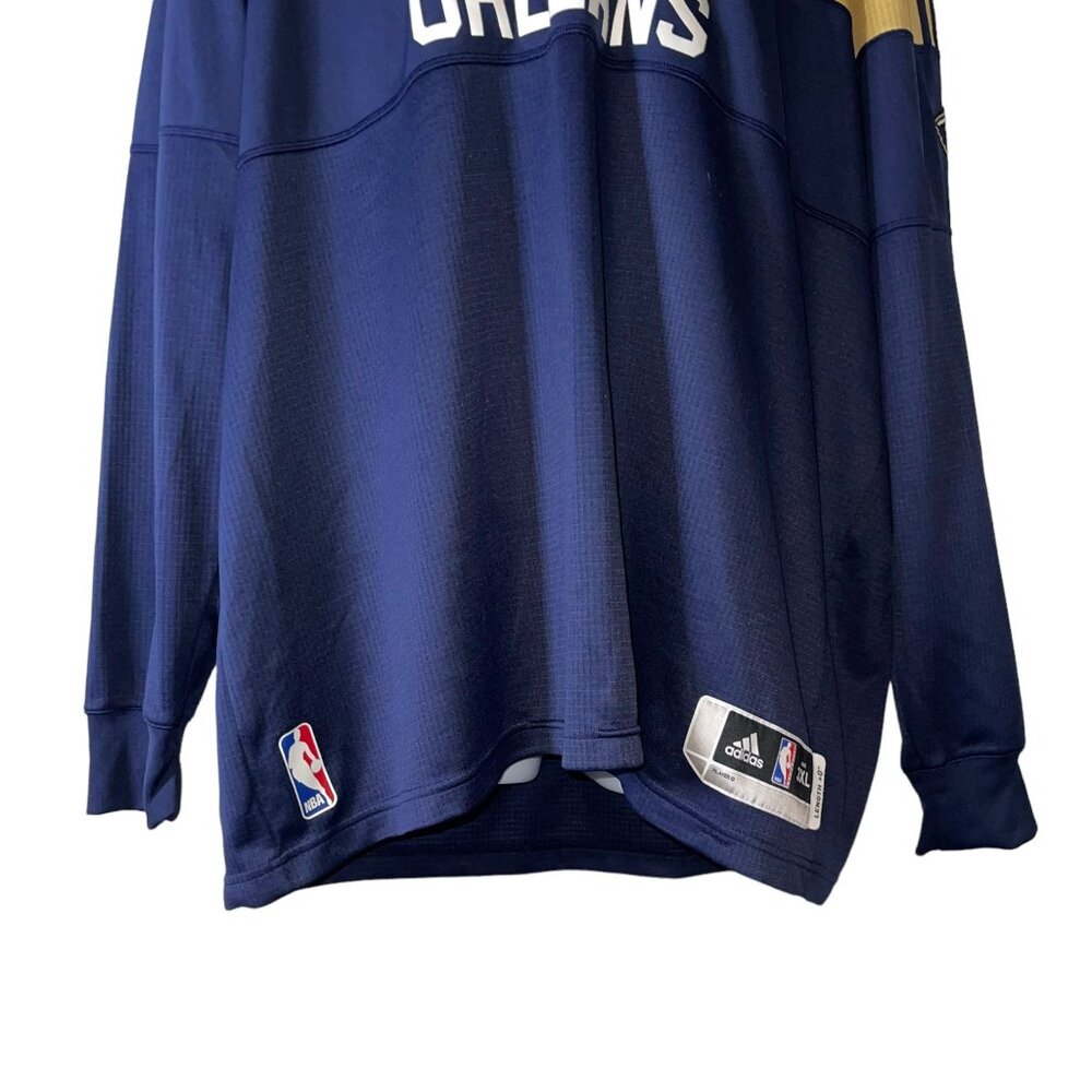 Adidas NBA New Orleans Pelicans Athletic Hoodie Mens 3XL  Hooded Hoodie Big Tall - Picture 3 of 11